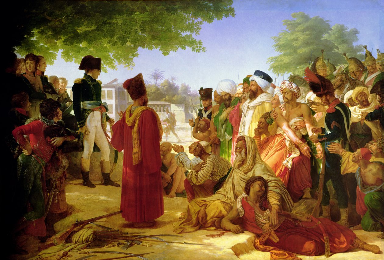 Napoleon Bonaparte (1769-1821) Benådning af oprørerne i Kairo, 23. oktober 1798, 1806-08 af Baron Pierre Narcisse Guerin