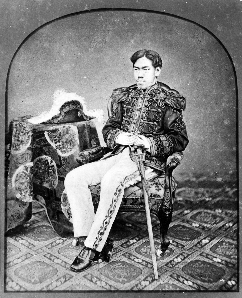 Kejser Meiji af Japan, ca. 1878-9 af Baron Raimund von Stillfried