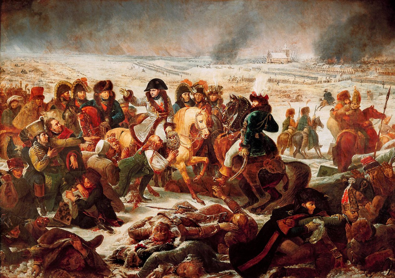 Napoleon I på slagmarken ved Eylau den 9/02/1807. 1808 (olie på lærred) af Baron Antoine Jean Gros