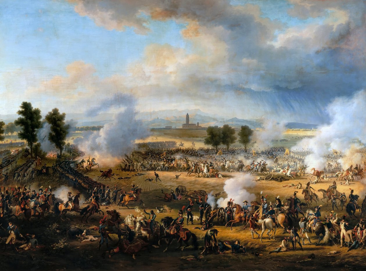Slaget ved Marengo den 14. juni 1800 af Baron Lejeune Louis François