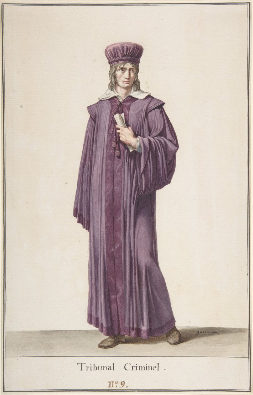En dommer ved kriminalretten, c.1798-99 af Baron Pierre Narcisse Guerin