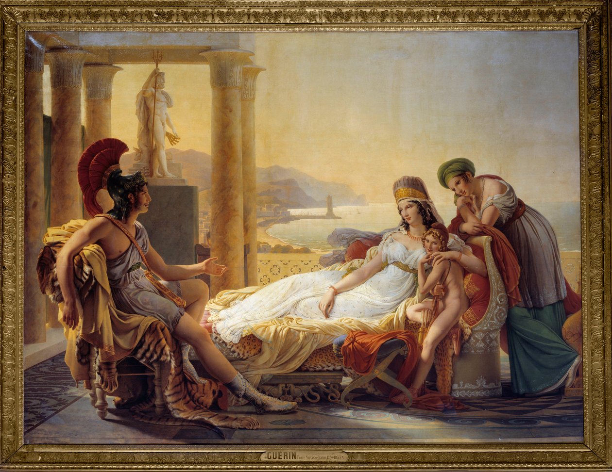 Aeneas fortæller Dido om katastrofen i Troy af Baron Pierre Narcisse Guerin