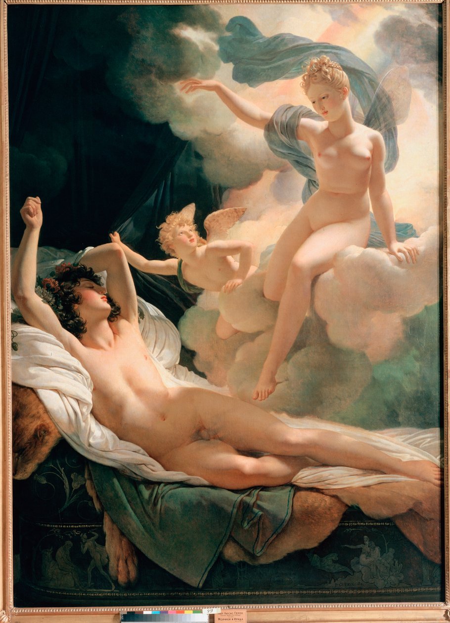 ""Morphee And Iris"" Maleri af Pierre Narcisse Guerin (1774-1833) 1811 Sankt Petersborg, Eremitagemuseet af Baron Pierre Narcisse Guerin
