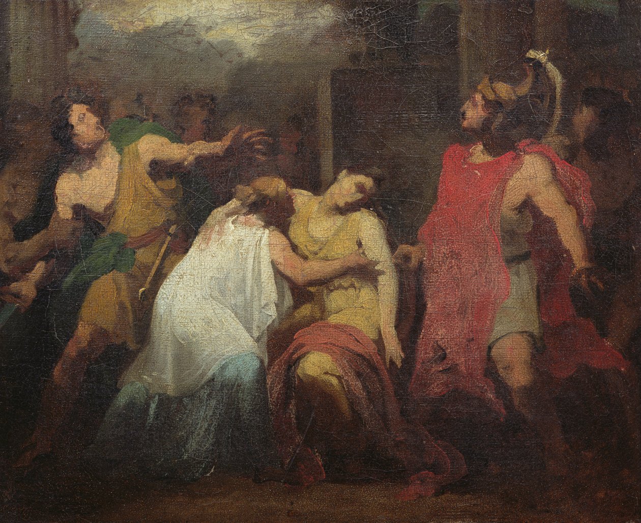 Studie til Lucretias død af Baron Pierre Narcisse Guerin