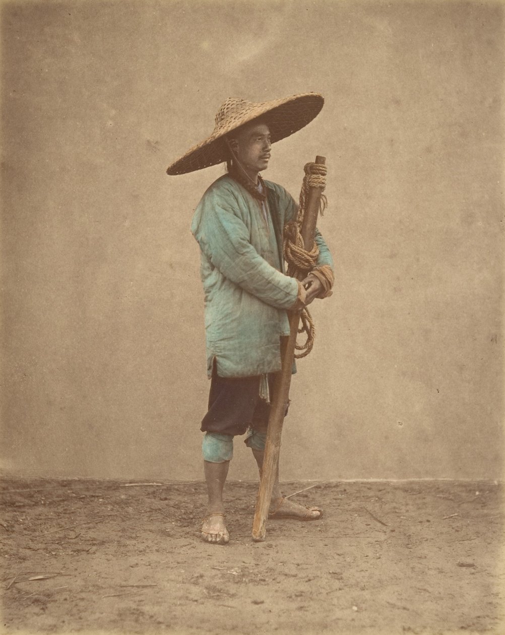 [kinesisk mand iført hat], 1870