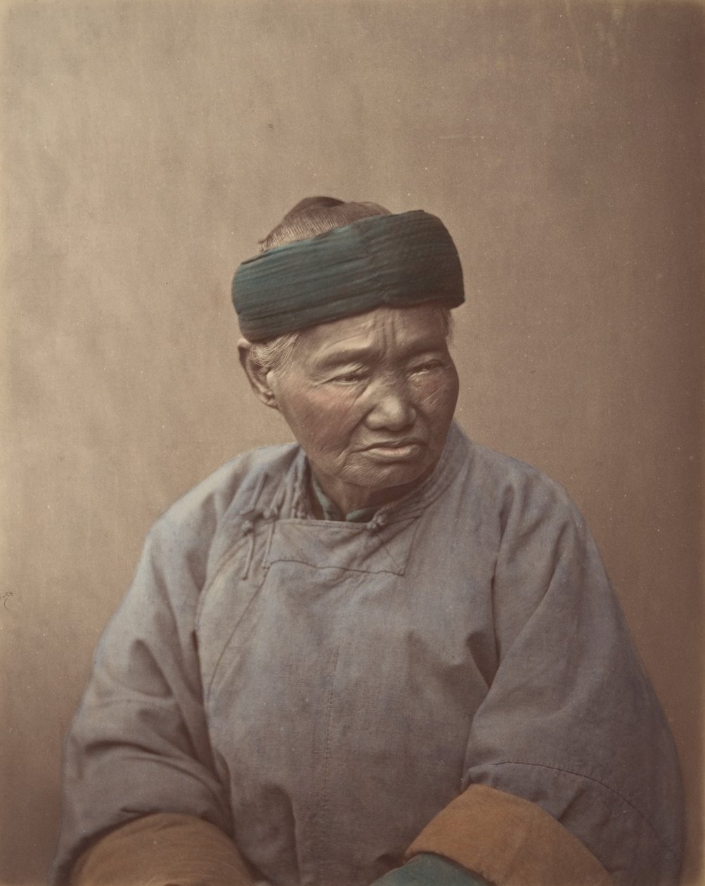 [Portræt af en gammel kinesisk kvinde], 1870