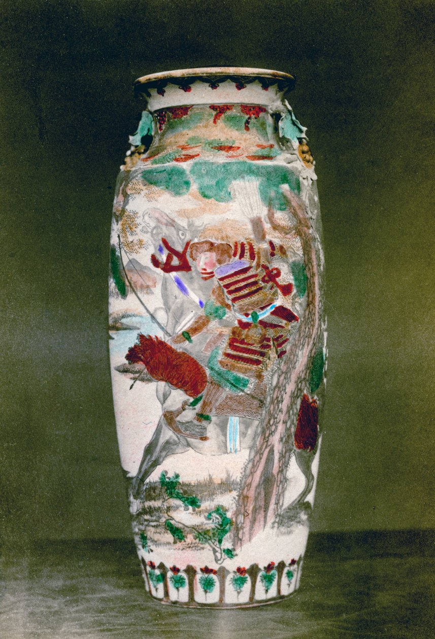 Satsuma vase, Japan, 1882 af Baron Raimund von Stillfried