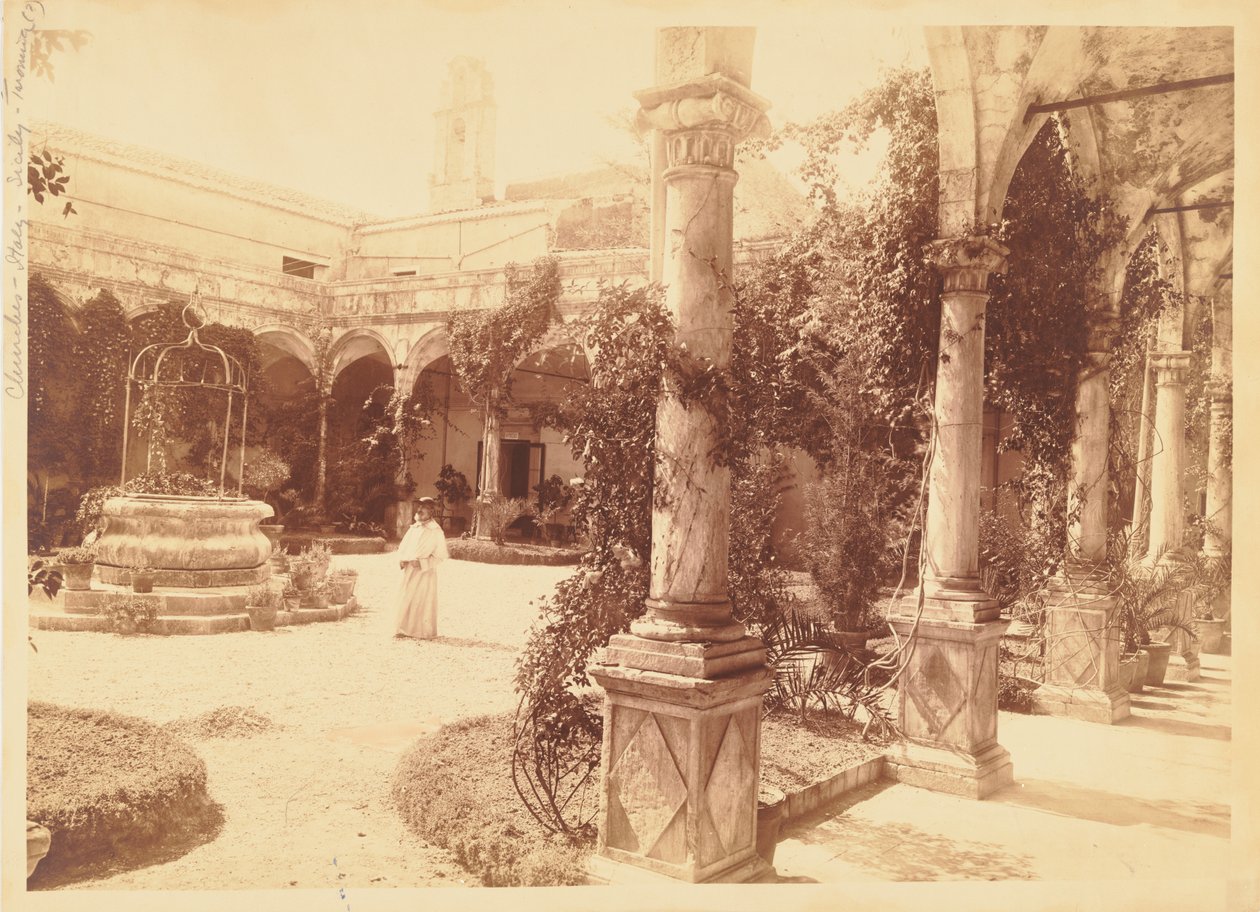 Kirkegård, Sicilien af Baron Wilhelm von Gloeden
