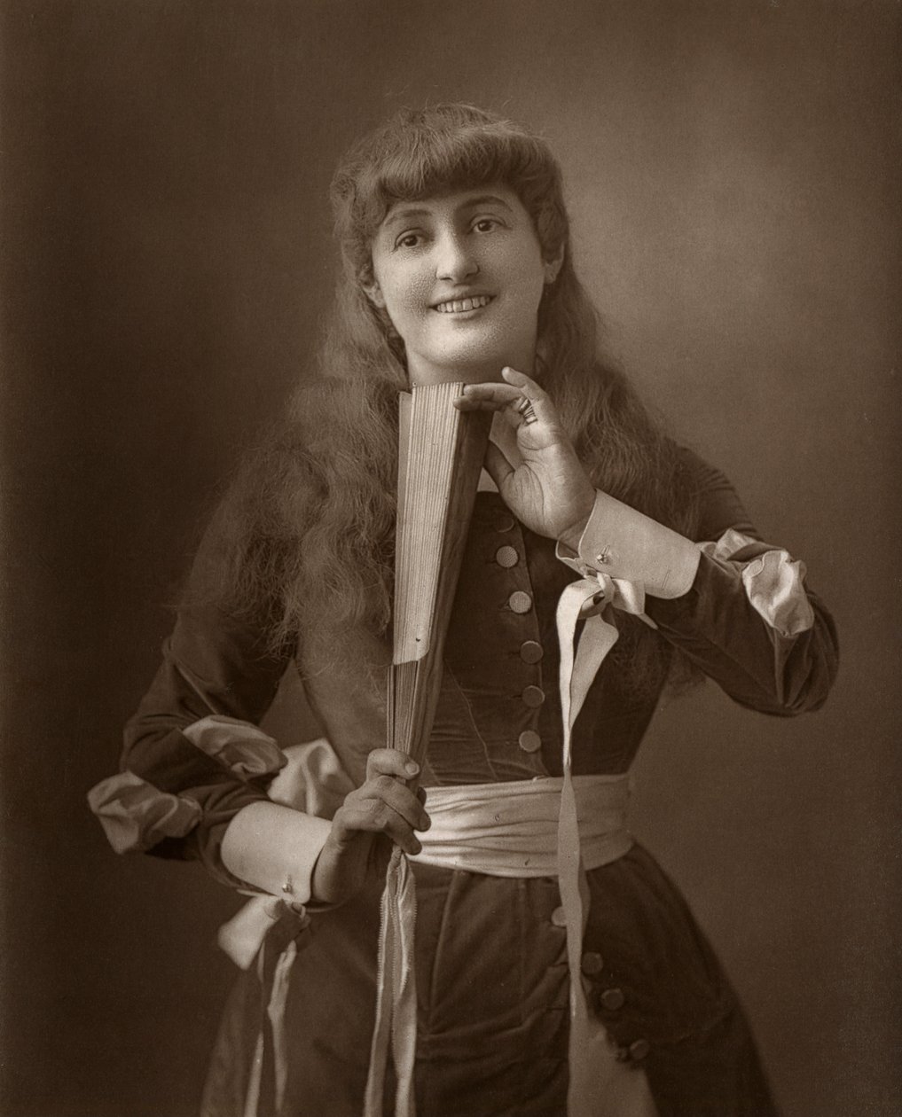 Den britiske skuespillerinde Alice Atherton i Oliver Grumble, 1886 af Barraud