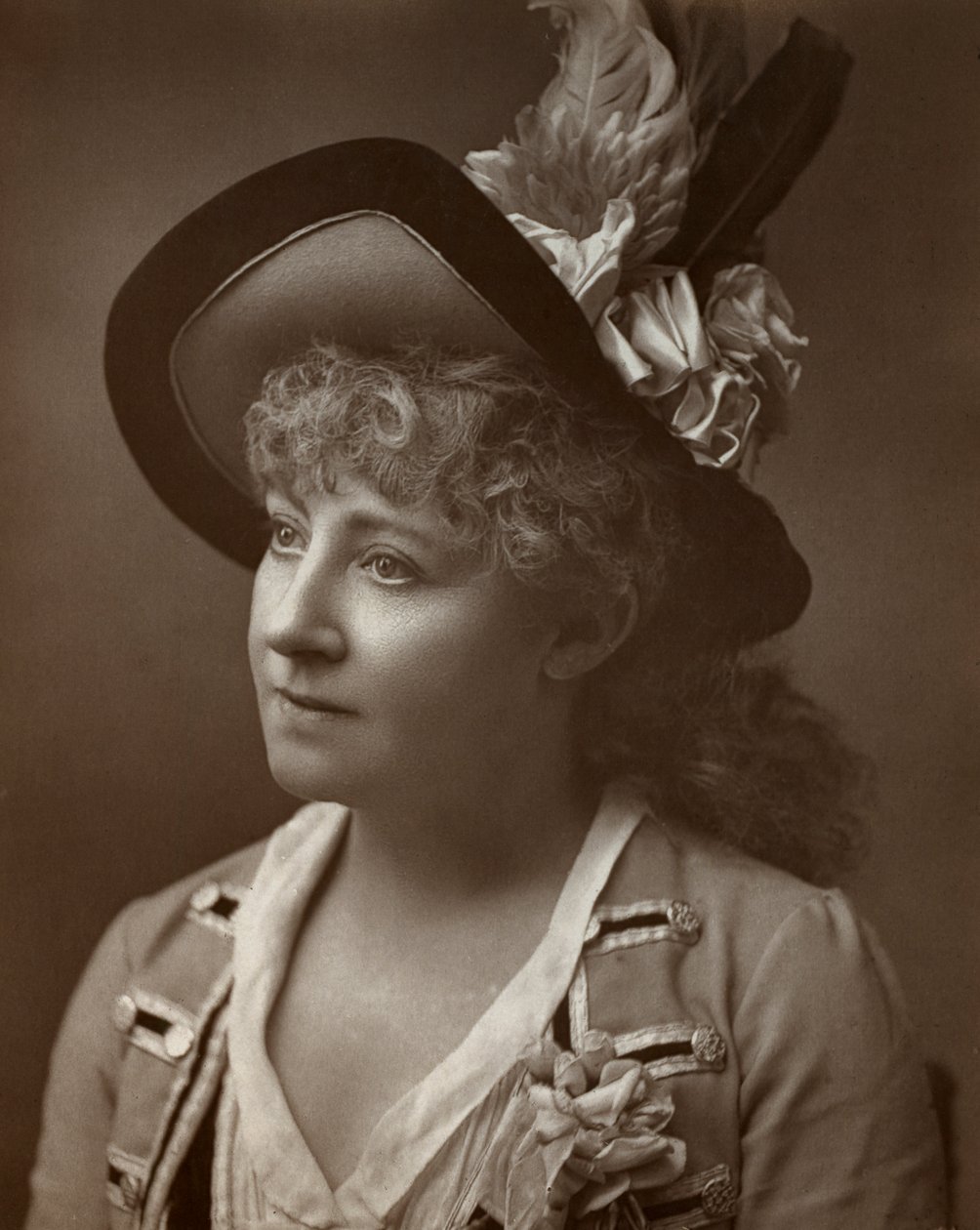 Lydia Thompson, britisk danser, skuespillerinde og teaterproducer, 1886 af Barraud