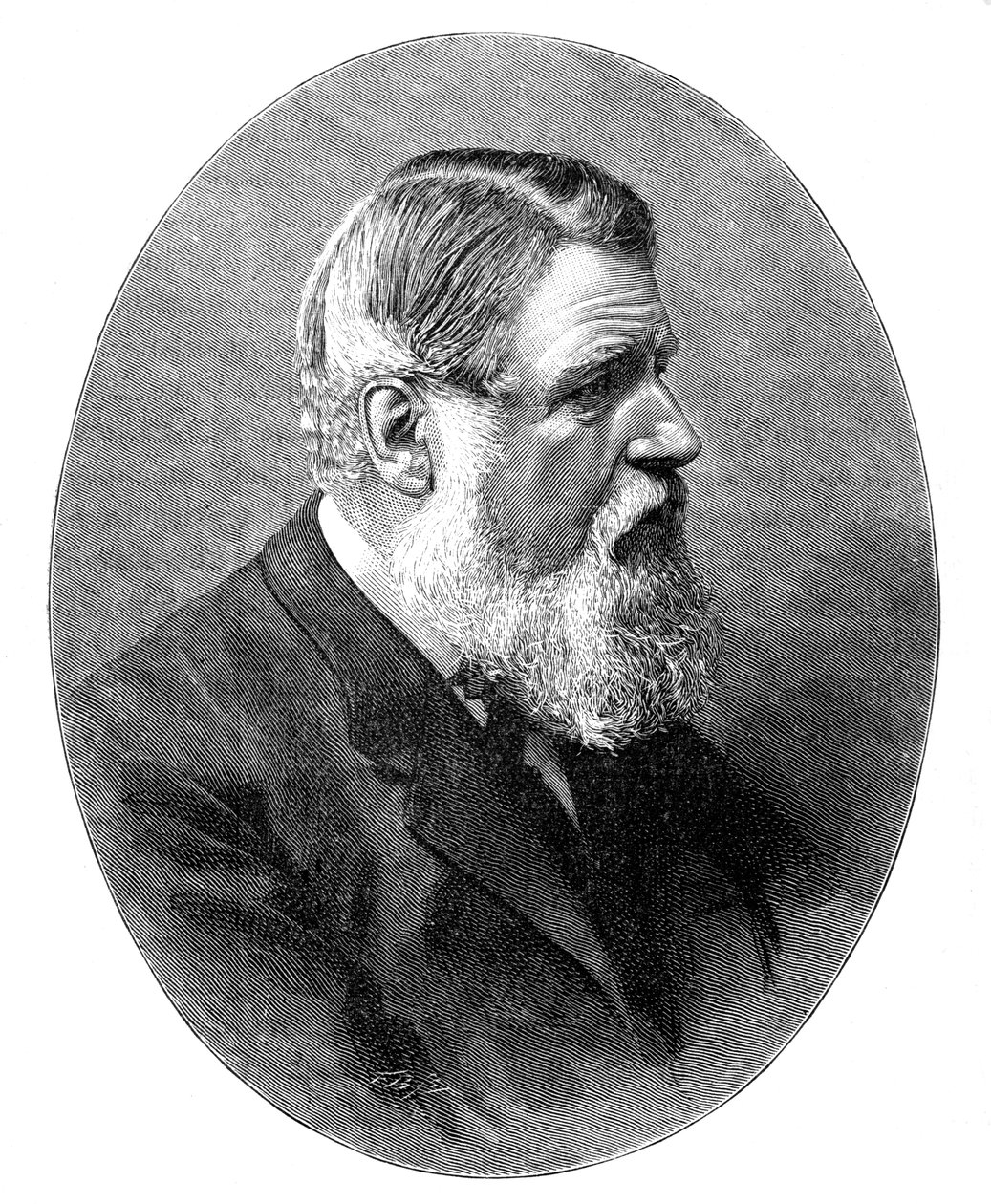 Sir Stafford Northcote bagefter Lord Iddesleigh, 1900. af Barraud