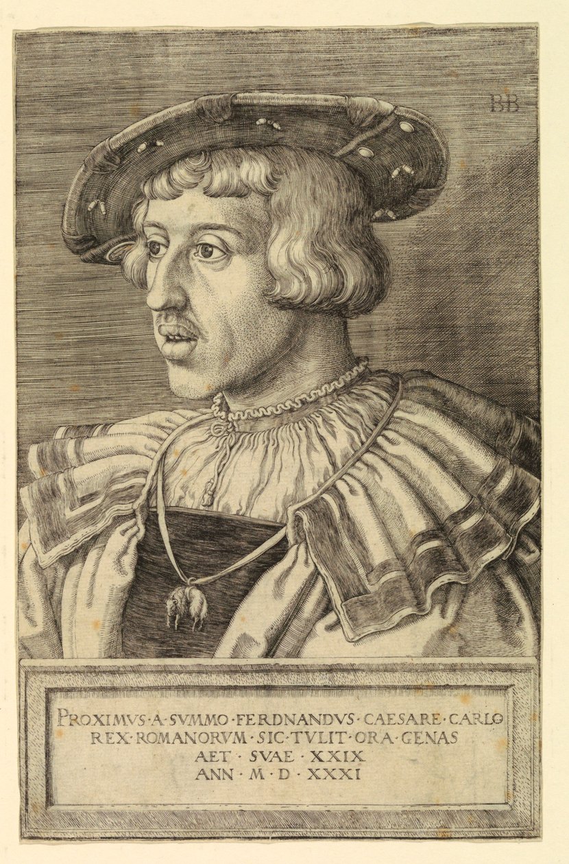 Ferdinand 1., tysk-romersk kejser af Barthel Beham