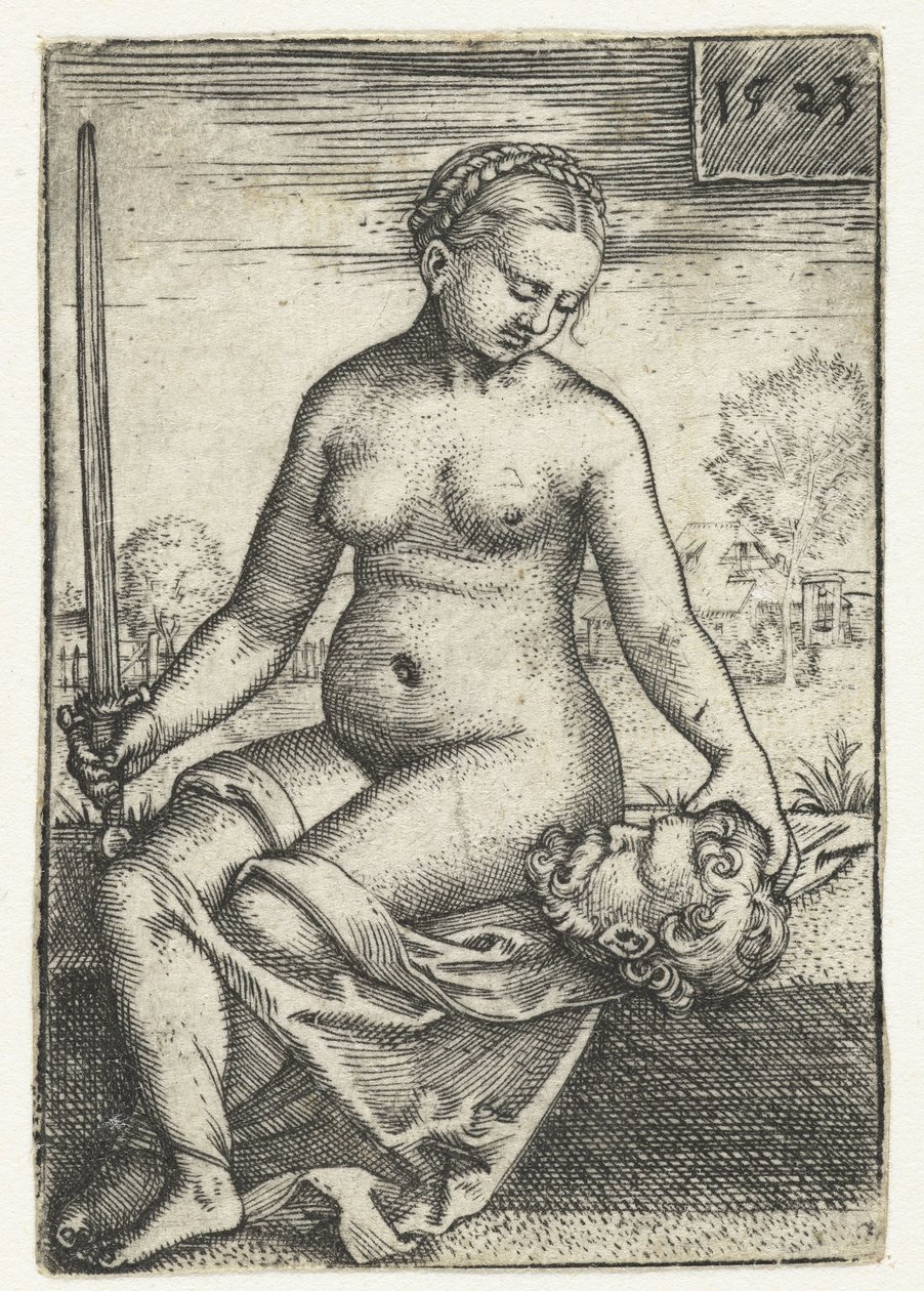 Judith med hovedet af Holofernes og sværd af Barthel Beham