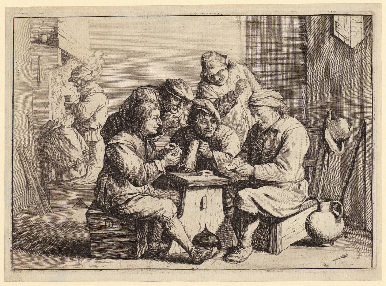 Jomfru Maria med barnet siddende i vinduesnichen [Maria lactans] af Barthel Beham