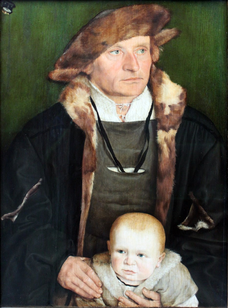 Portræt af Hans Urmiller og hans søn af Barthel Beham