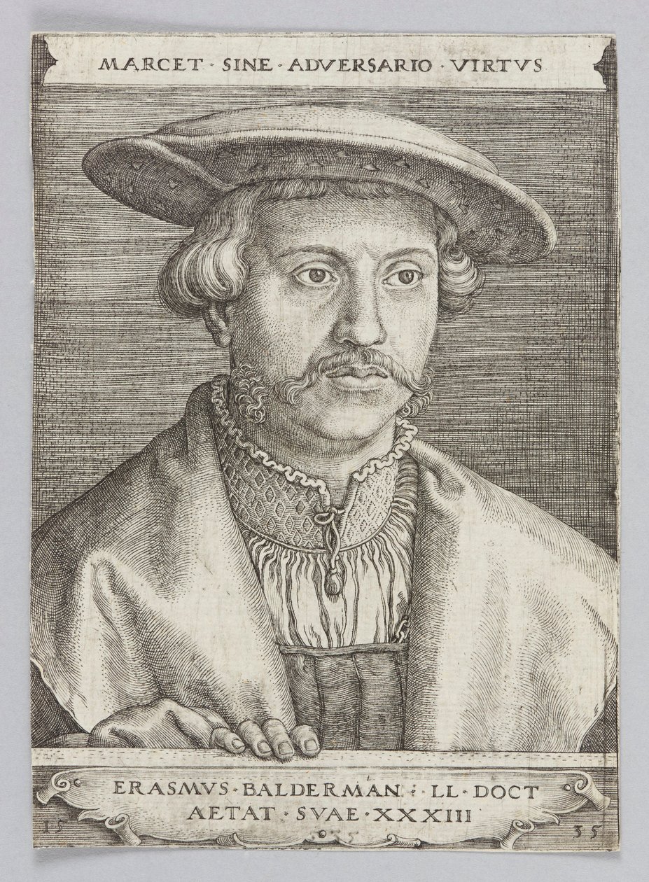 Portræt af Erazm Baldermann af Barthel Beham