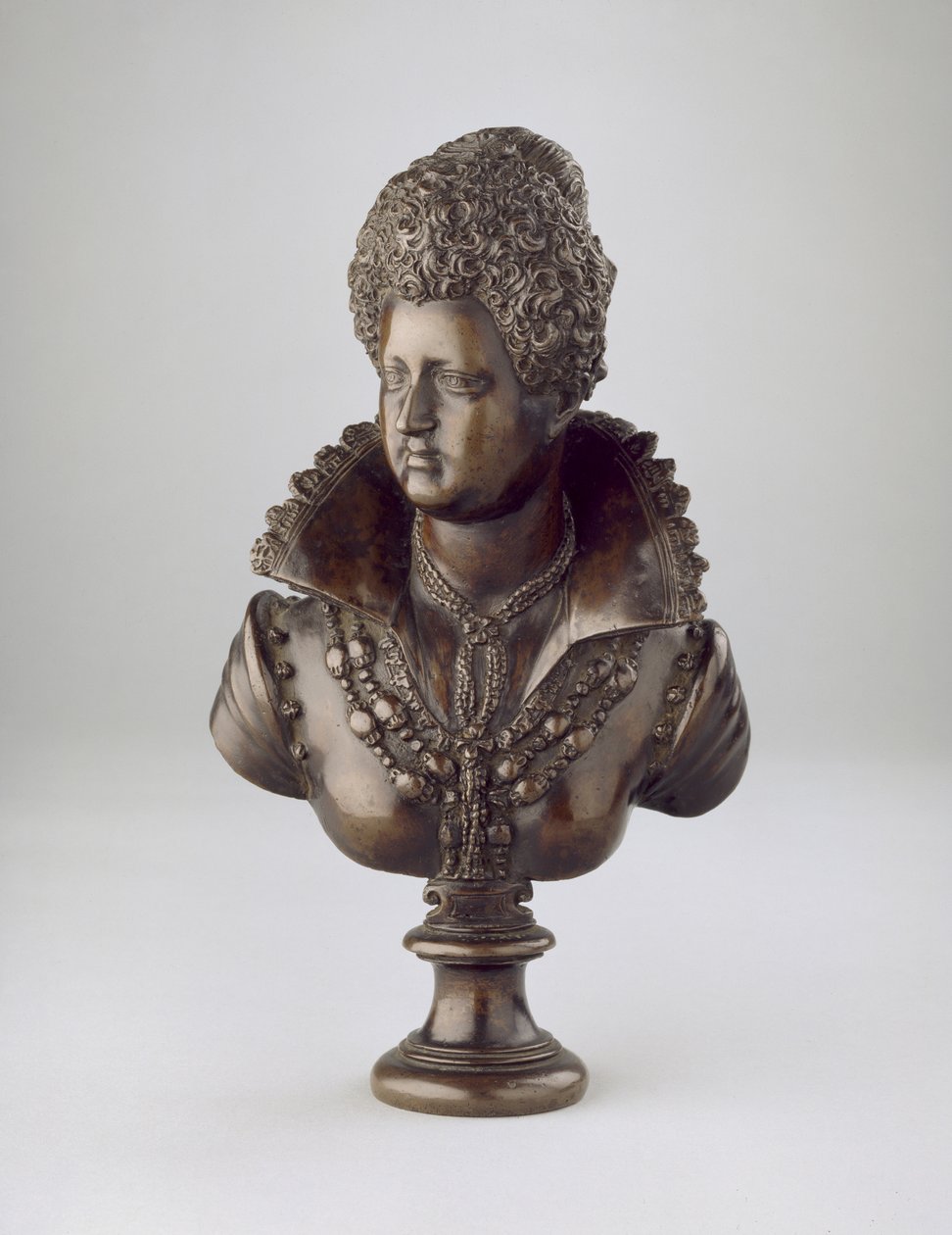 Dronning Marie de Medici, ca. 1600 (bronze) af Barthelemy Prieur