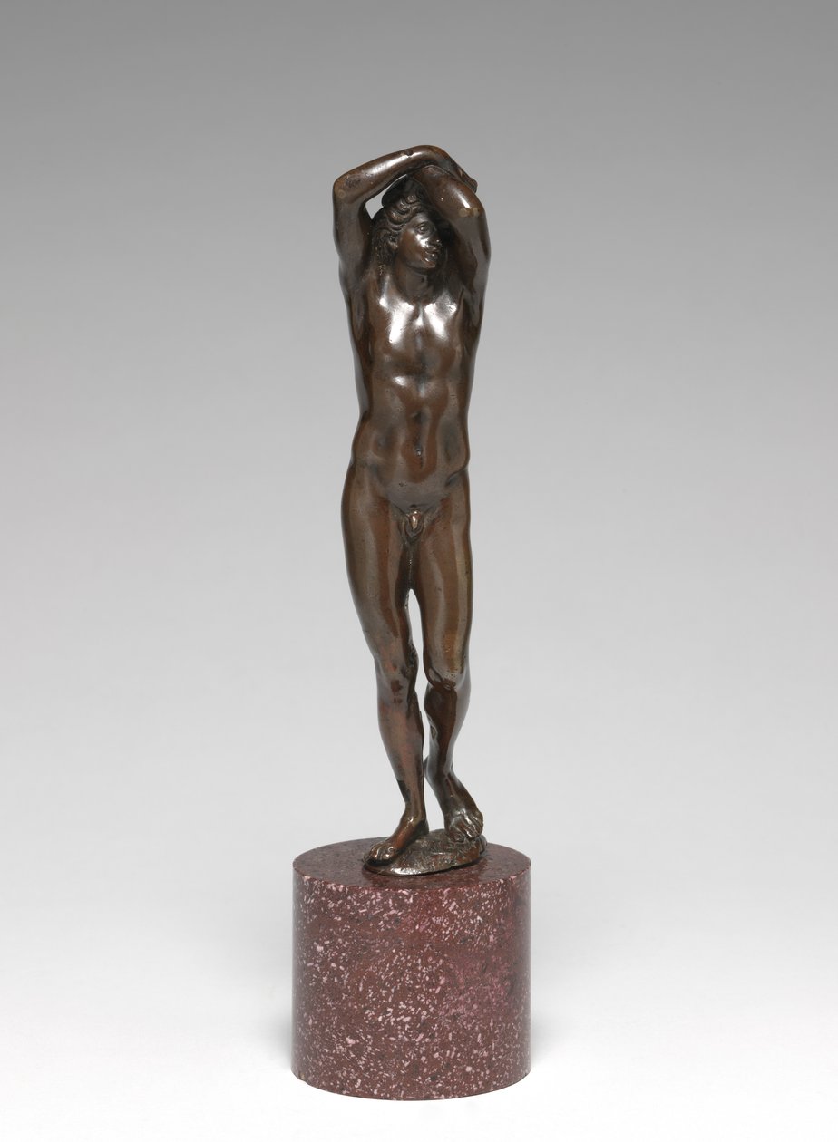 Stående ungdom, kendt som Narcissus, ca. 1650 (kobber og bronze) af Barthelemy Prieur