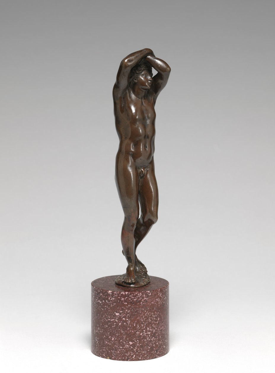 Stående ungdom, kendt som Narcissus, ca. 1650 (kobber og bronze) af Barthelemy Prieur
