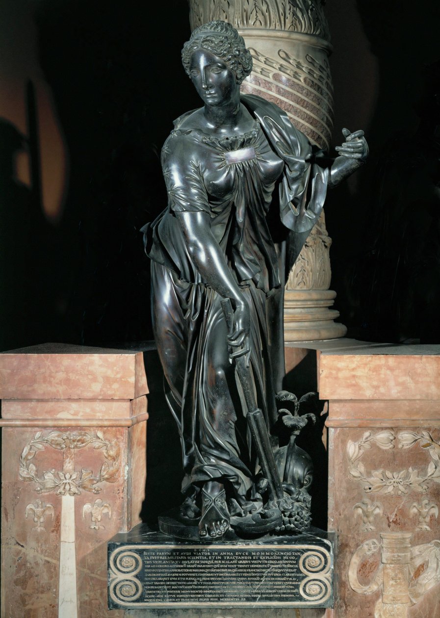 Monument til urnen med hjertet af Connetable Anne de Montmorency ... af Barthelemy Prieur