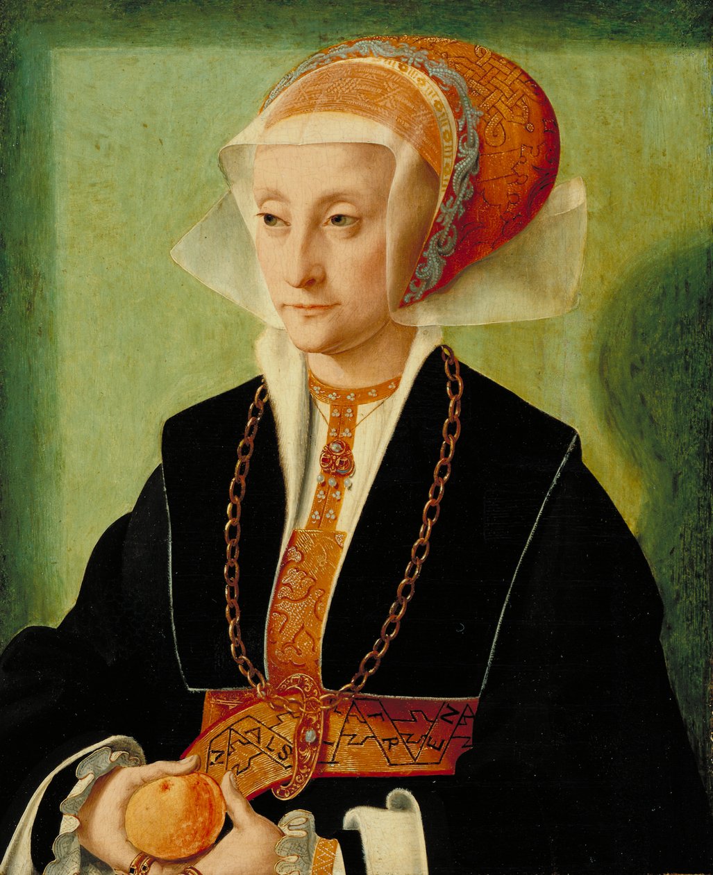 Portræt af en dame, ca. 1539 af Bartholomaeus Bruyn