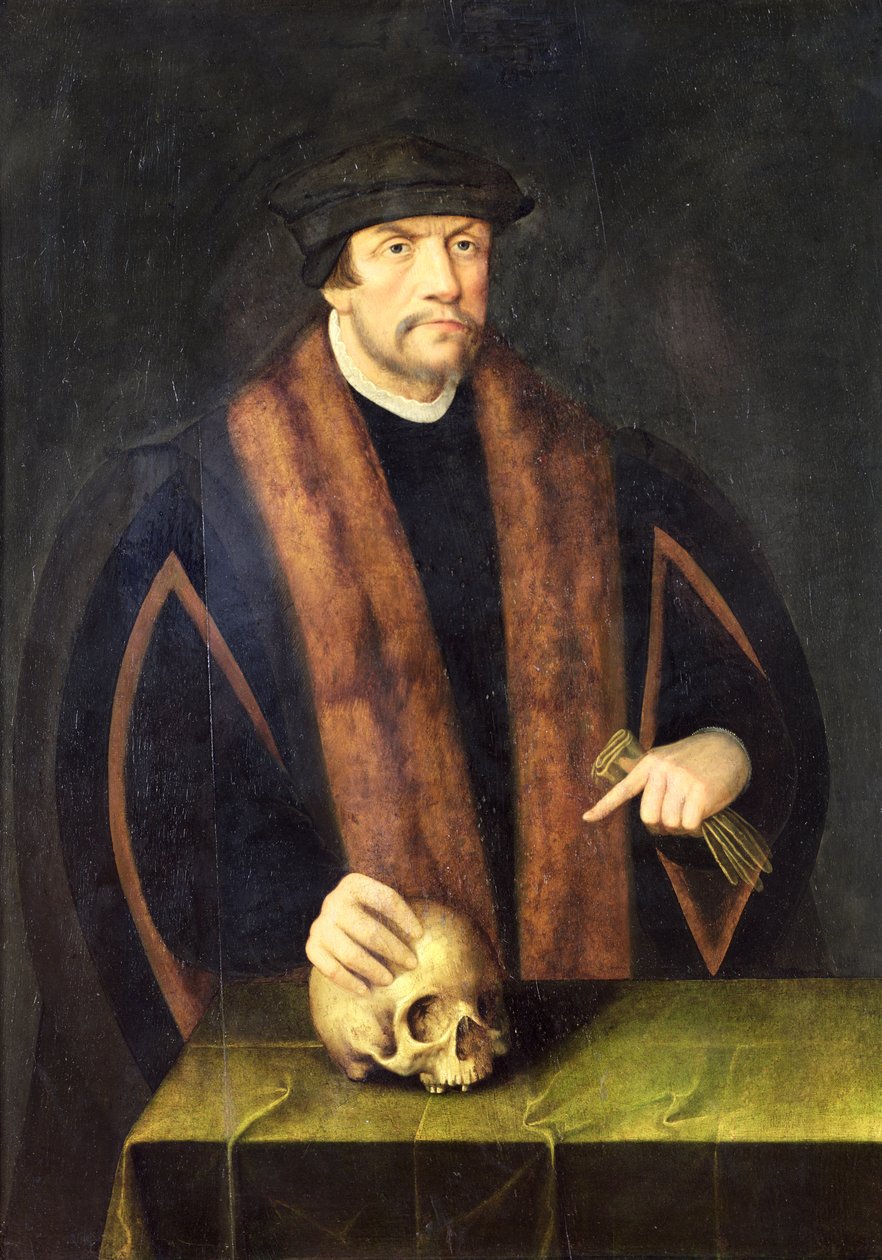 Portræt af en mand, ca. 1550 af Bartholomaeus Bruyn