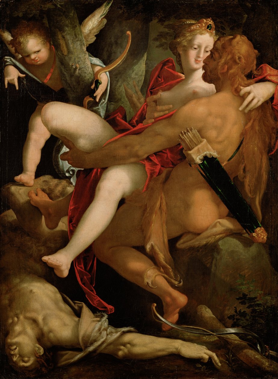 Hercules, Deianira og Centaur Nessus af Bartholomaeus Spranger