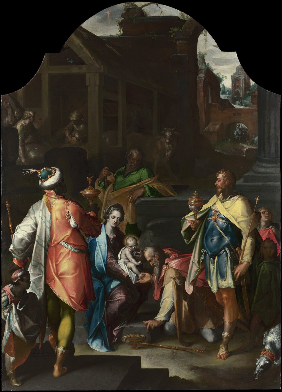 Kongernes tilbedelse af Bartholomaeus Spranger