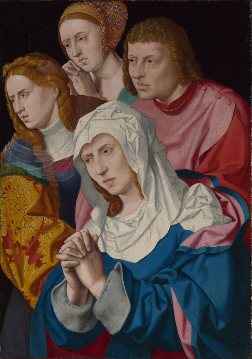 Jomfruen, Sankt Johannes, Sankt Maria Magdalena og en hellig kvinde, c.1535 af Bartholomaeus Bruyn