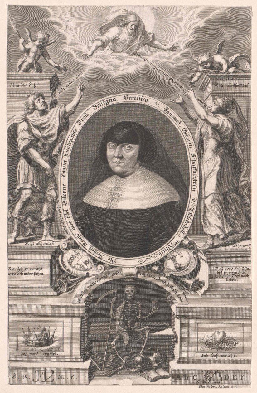 Benigna Veronica Schaffalizky von Mukodell (print) af Bartholomäus Kilian