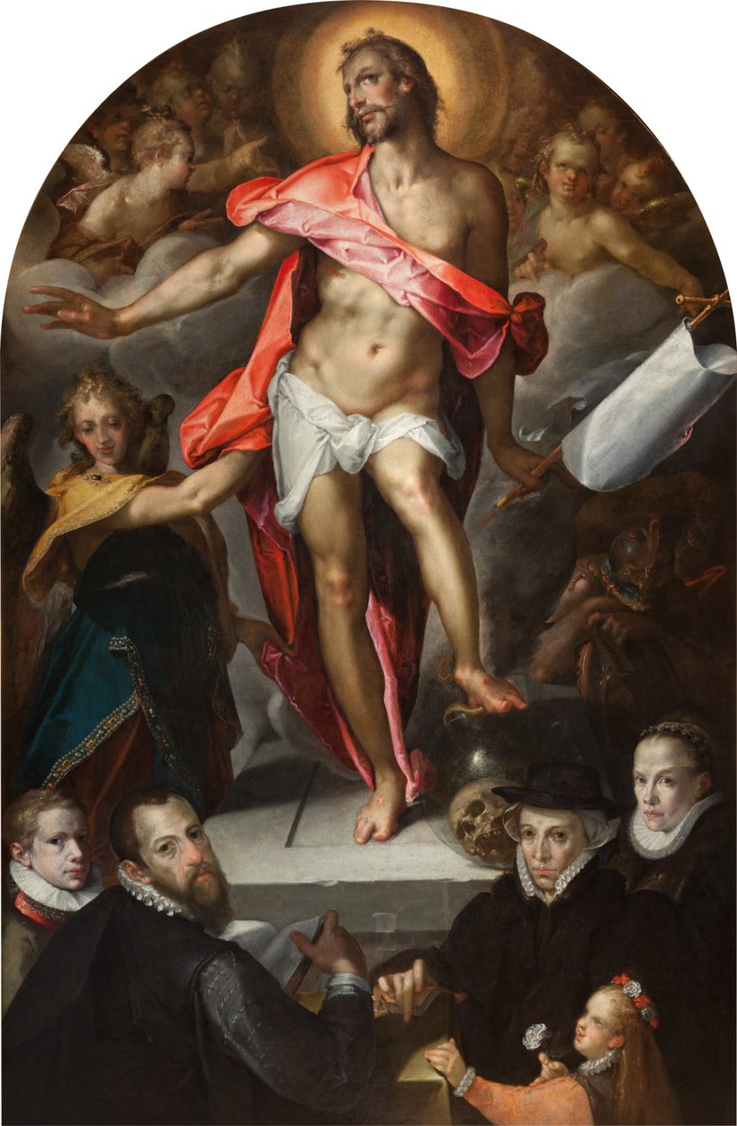 Epitafium af Prags guldsmed Nicholas Müller af Bartholomaeus Spranger