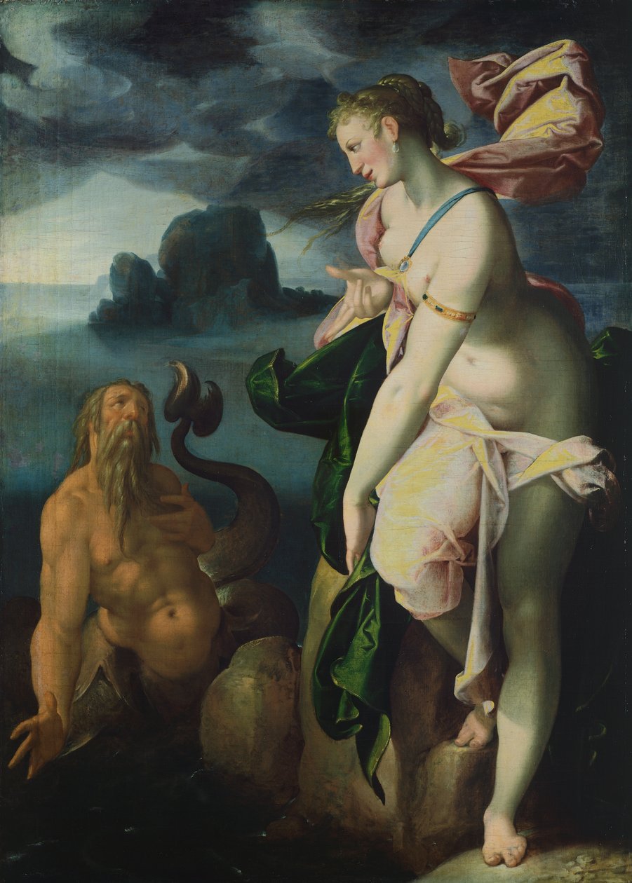 Glaucus og Scylla af Bartholomaeus Spranger