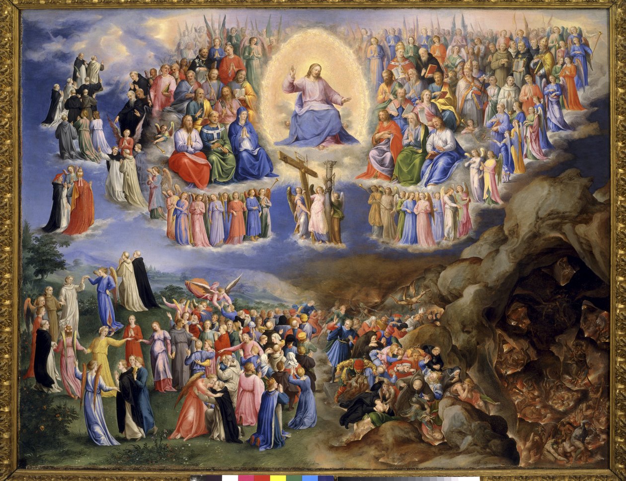 Sidste dom, c.1570-71 af Bartholomaeus Spranger