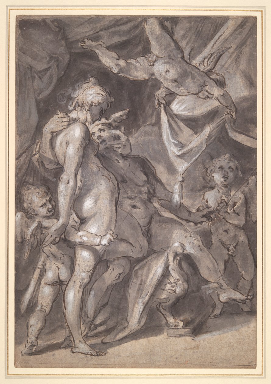 Venus og Merkur af Bartholomaeus Spranger