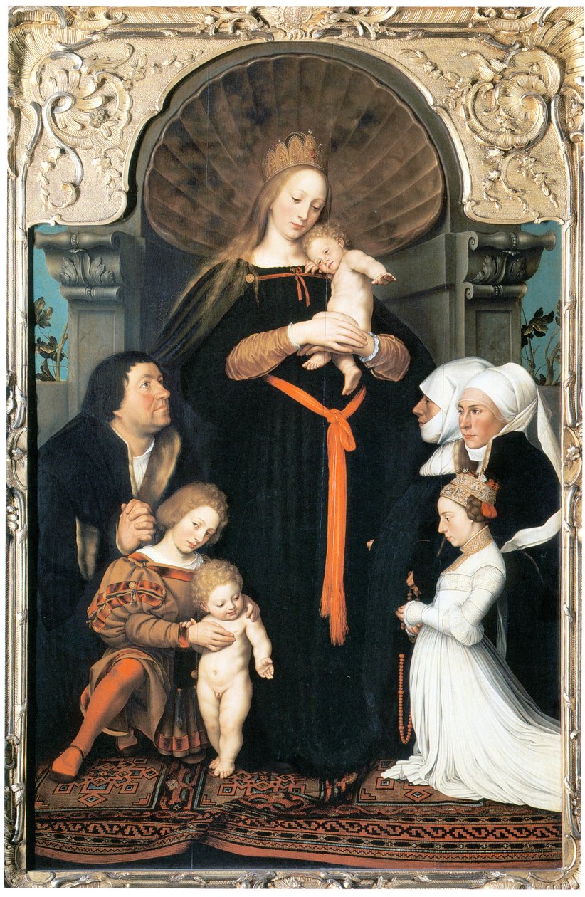 Madonna af borgmester Meyer (Darmstadt Madonna) af Bartholomeaus Sarburgh