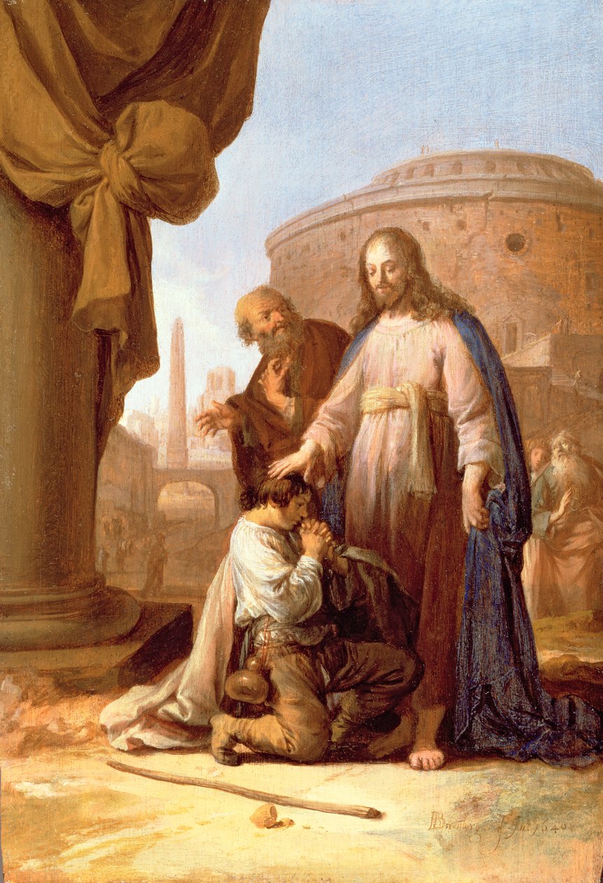 Kristus og den rige unge fyrste, 1640 af Bartholomeus Breenbergh
