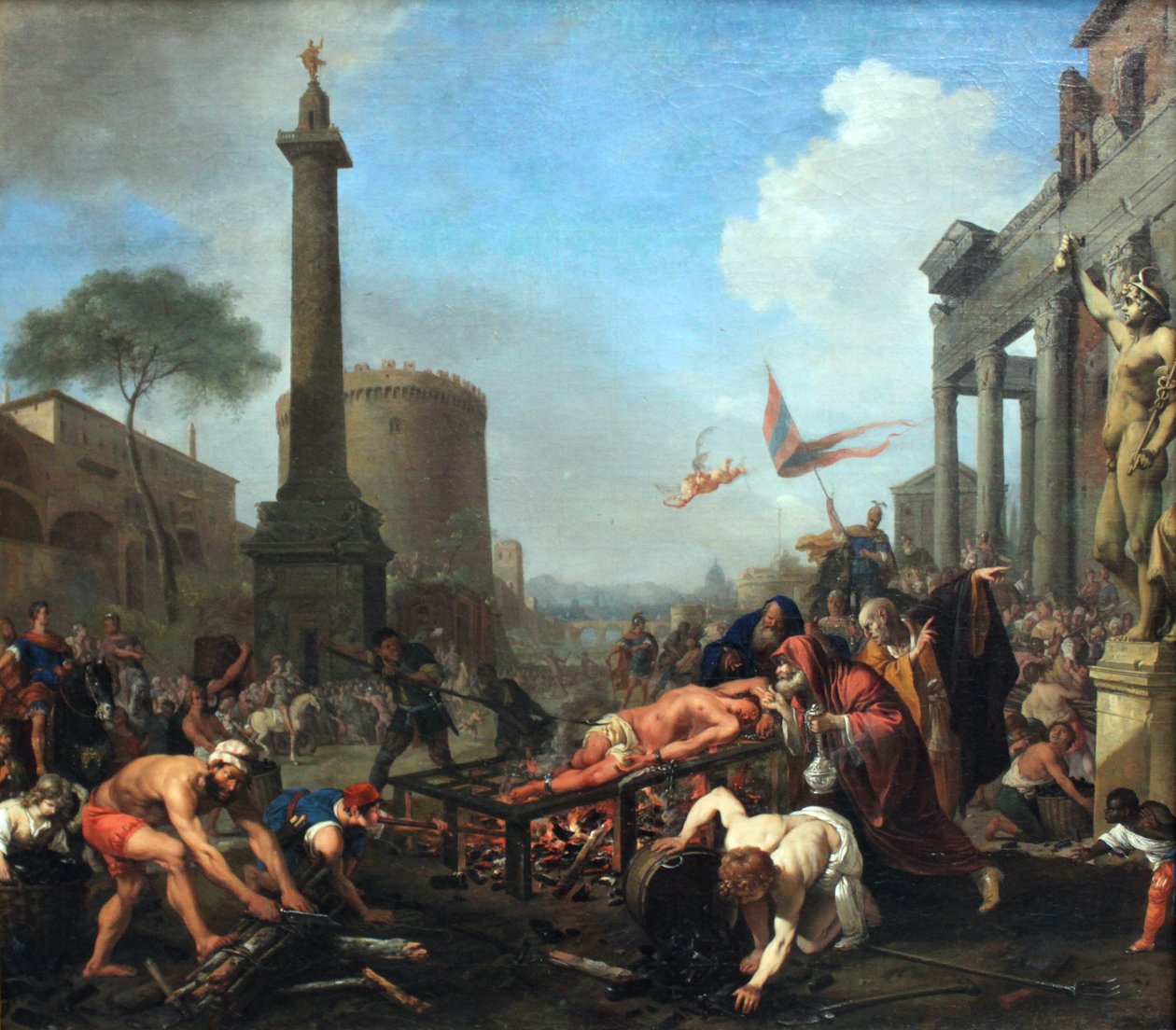 Martinsdømmet Saint Lawrence af Bartholomeus Breenbergh