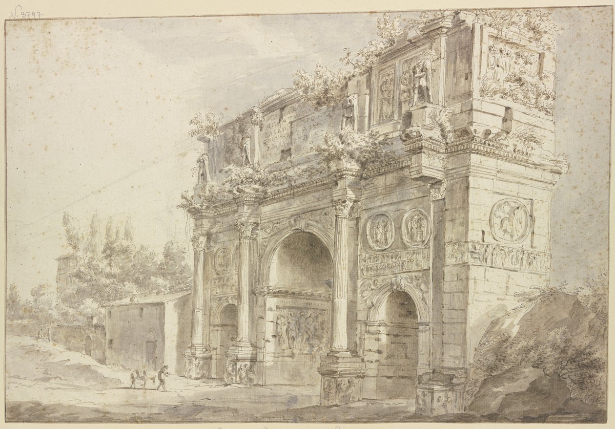 Konstantinsbuen i Rom af Bartholomeus Breenbergh