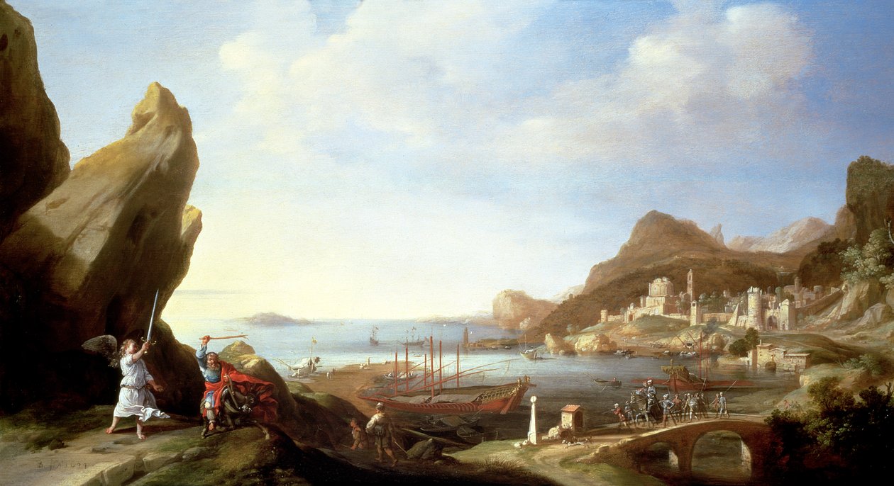 Bileam og hans æsel af Bartholomeus Breenbergh