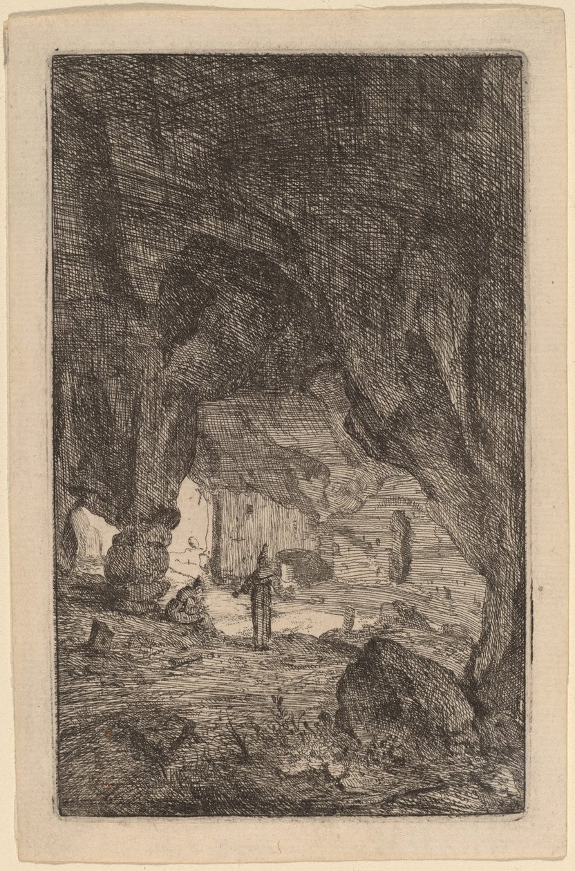 Grotte med brødre af Bartholomeus Breenbergh
