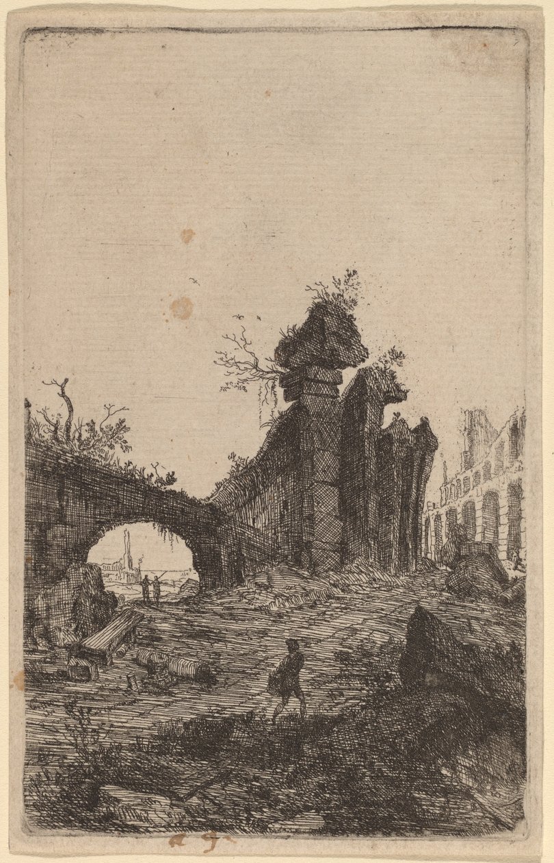 Ruinerne af Colosseum af Bartholomeus Breenbergh