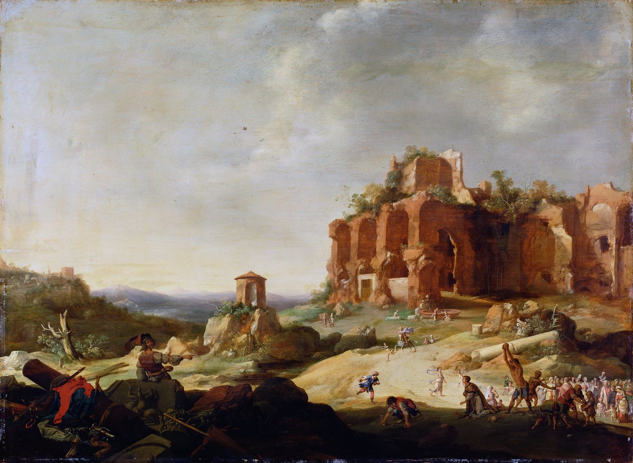 Stening af Sankt Stefan af Bartholomeus Breenbergh