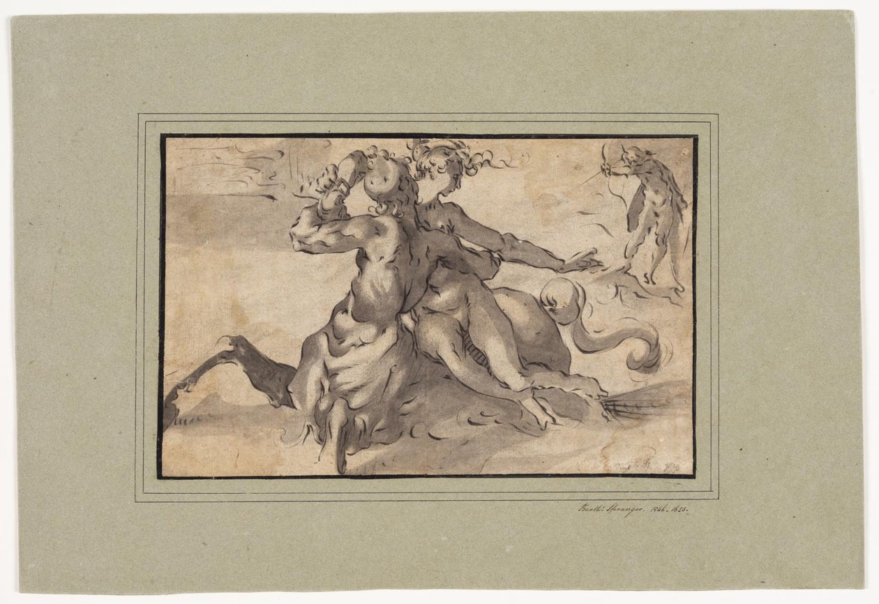 Hercules, Deianira og Kentauren Nessus af Bartholomeus Spranger