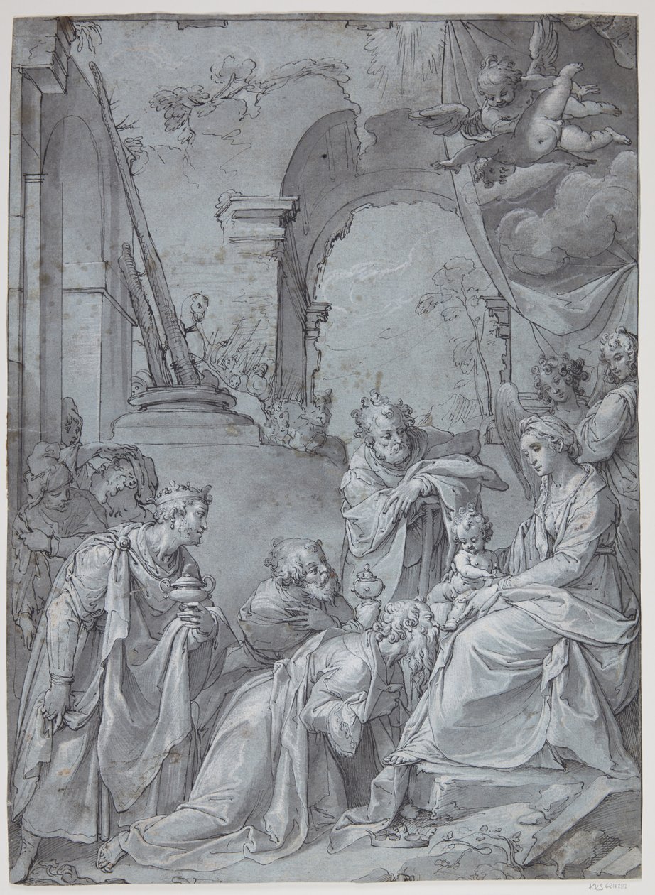 Hyrdernes tilbedelse af Bartholomeus Spranger