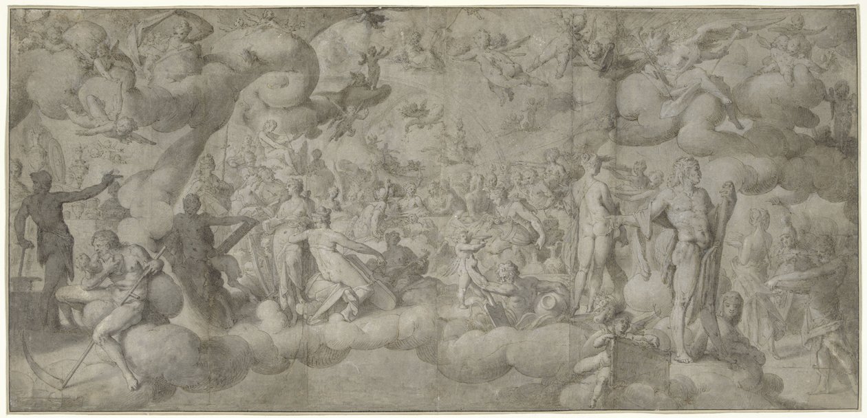 Amor og Psyches bryllup af Bartholomeus Spranger