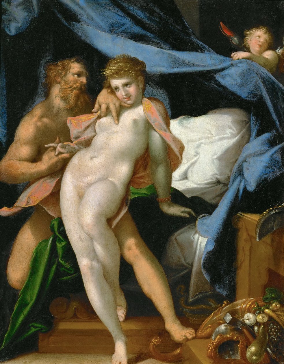 Vulcan og Maia af Bartholomeus Spranger