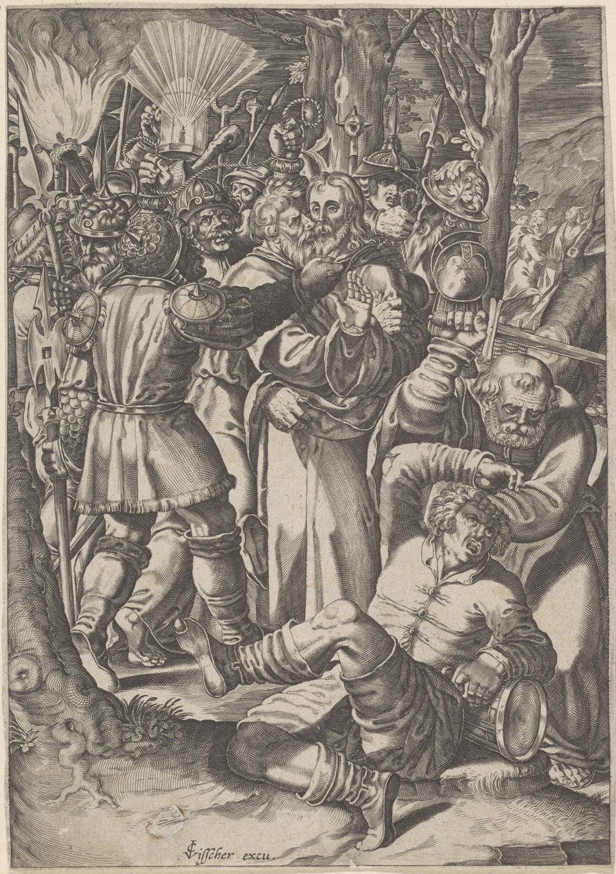 Kristi fangenskab af Bartholomeus Willemsz. Dolendo (possibly)