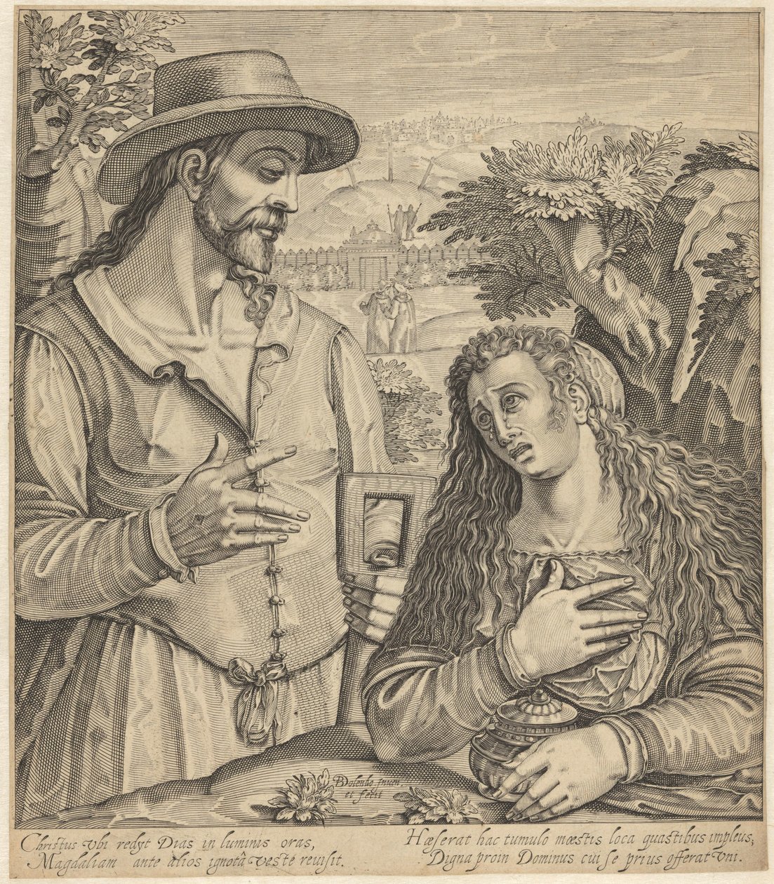 Kristus viser sig for Maria Magdalene af Bartholomeus Willemsz. Dolendo