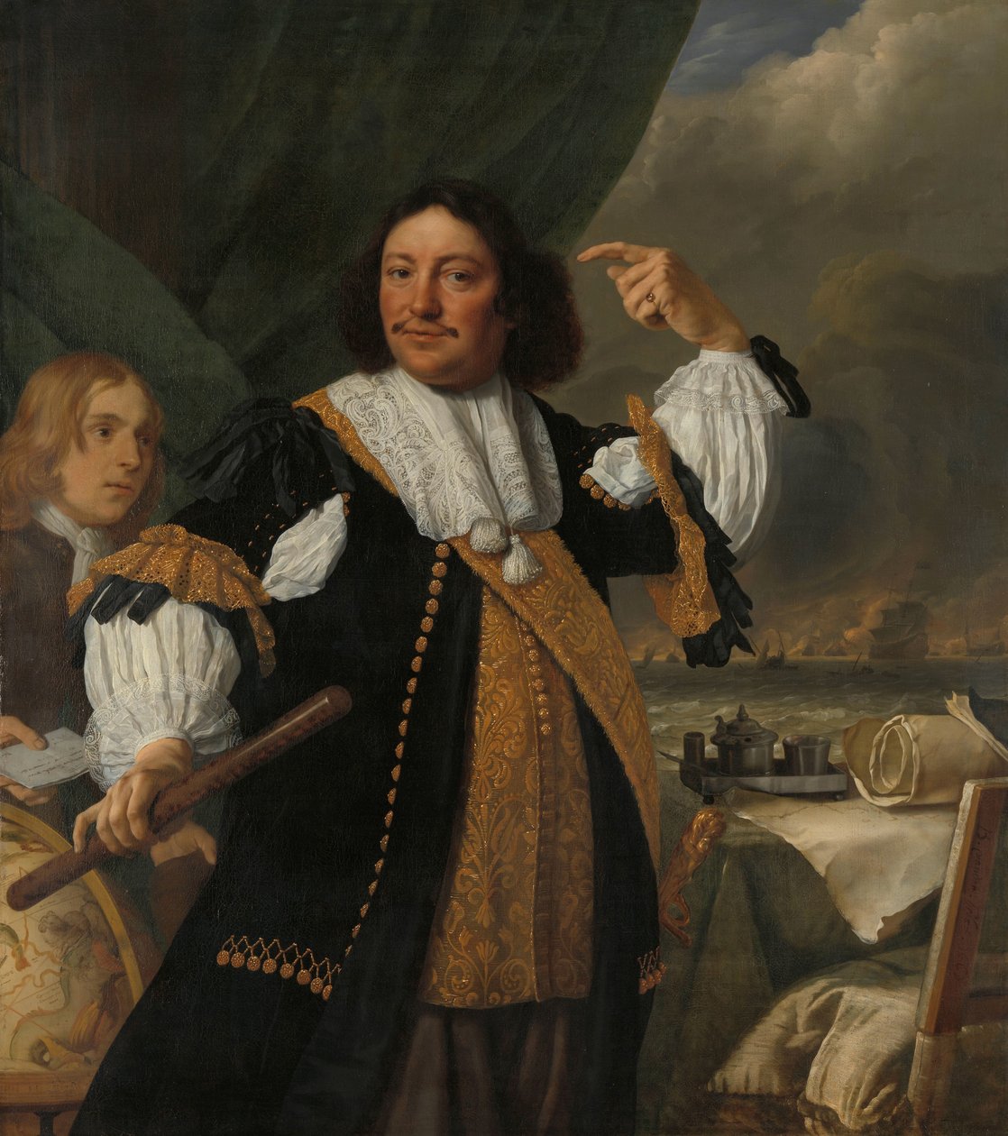 Aert van Nes (1626–1693), viceadmiral af Bartholomeus van der Helst