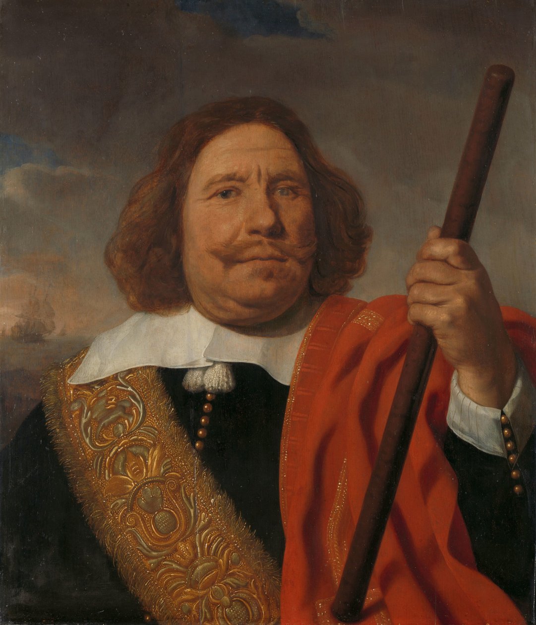 Egbert Meeuwsz Cortenaer (1605-65), viceadmiral, Admiralty of the Maas, Rotterdam af Bartholomeus van der Helst